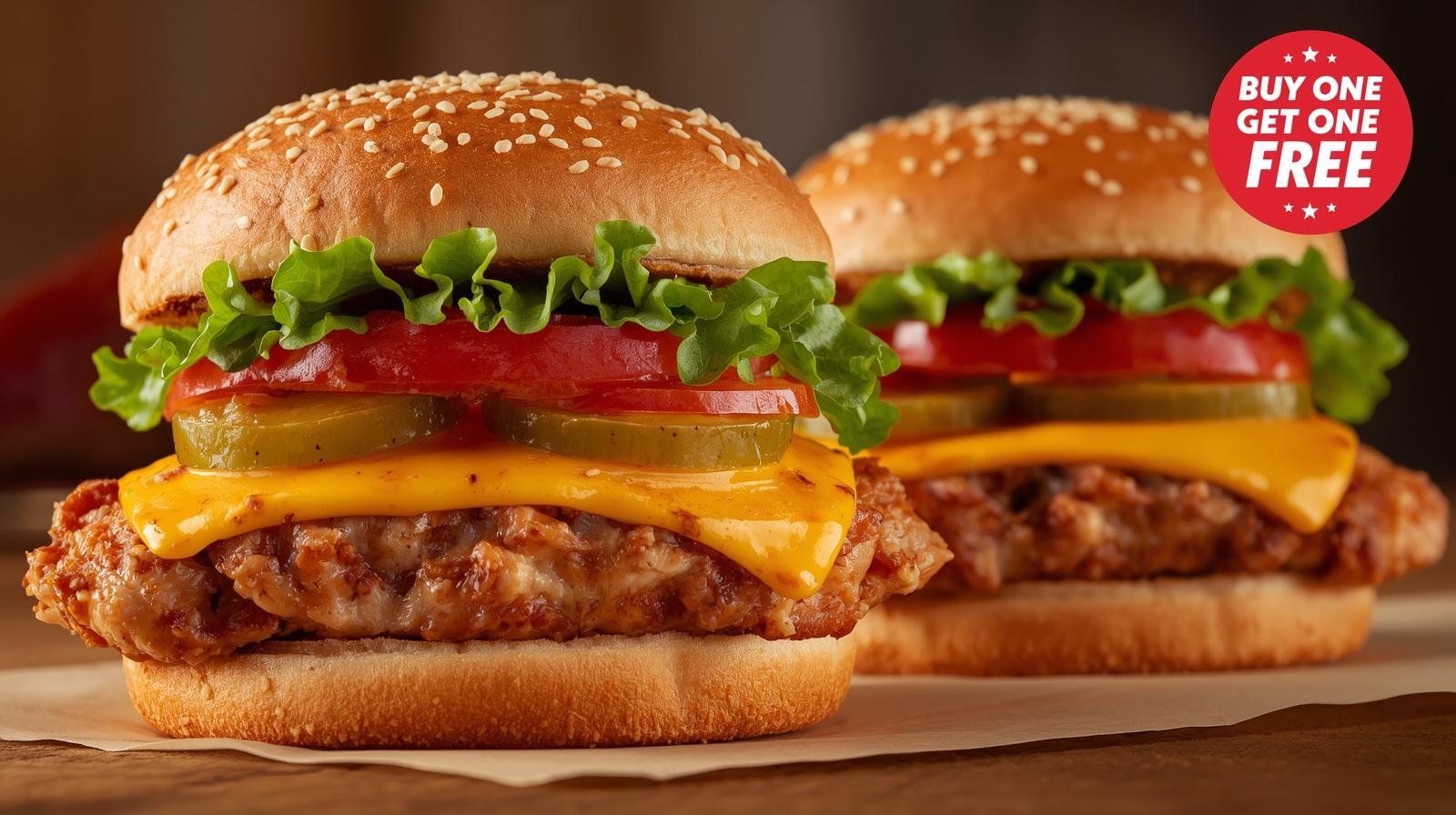 Buy 1 get 1- Non Veg burger