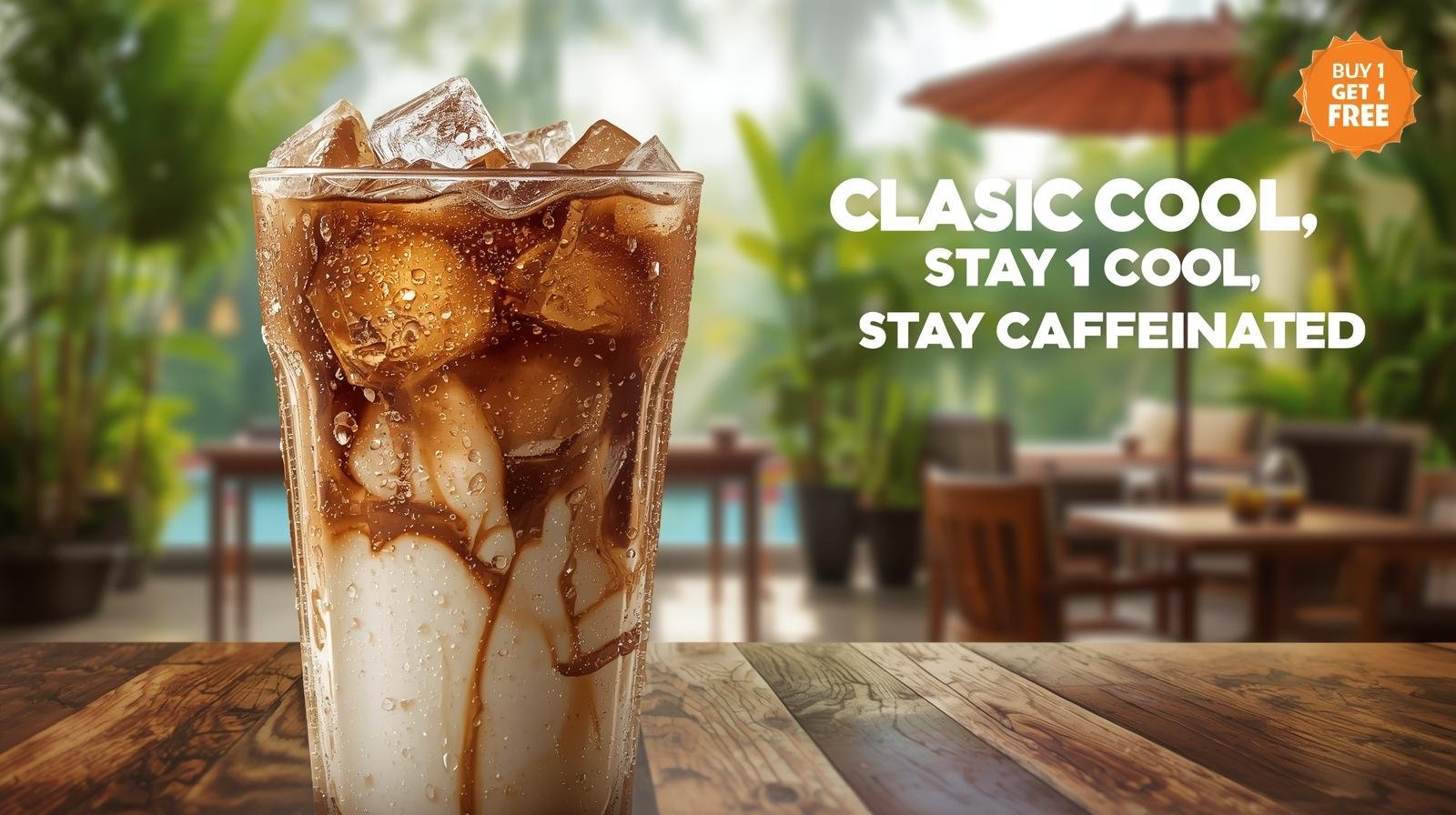 Buy 1 get 1- Coconut iced coffee